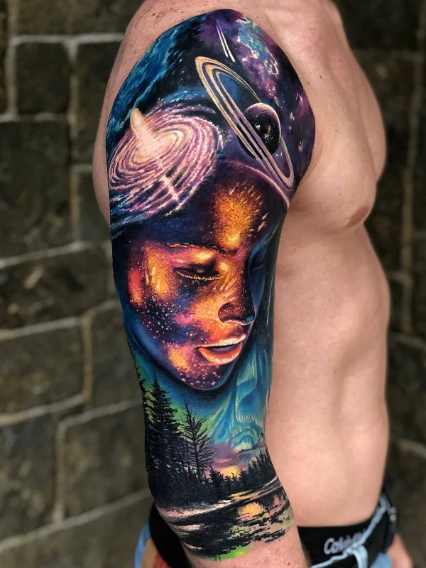 color realism tatuaje en full sleeve #27127 | Tatuador Roberto Carlos Sanchez Mesa