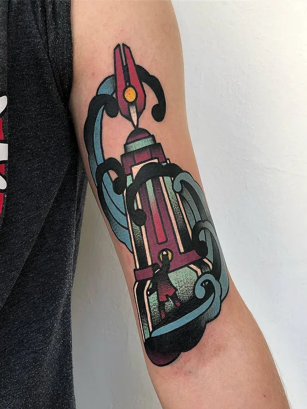 color neo traditional tatouage sur forearm #27296 | Artiste tatoueur David SZ