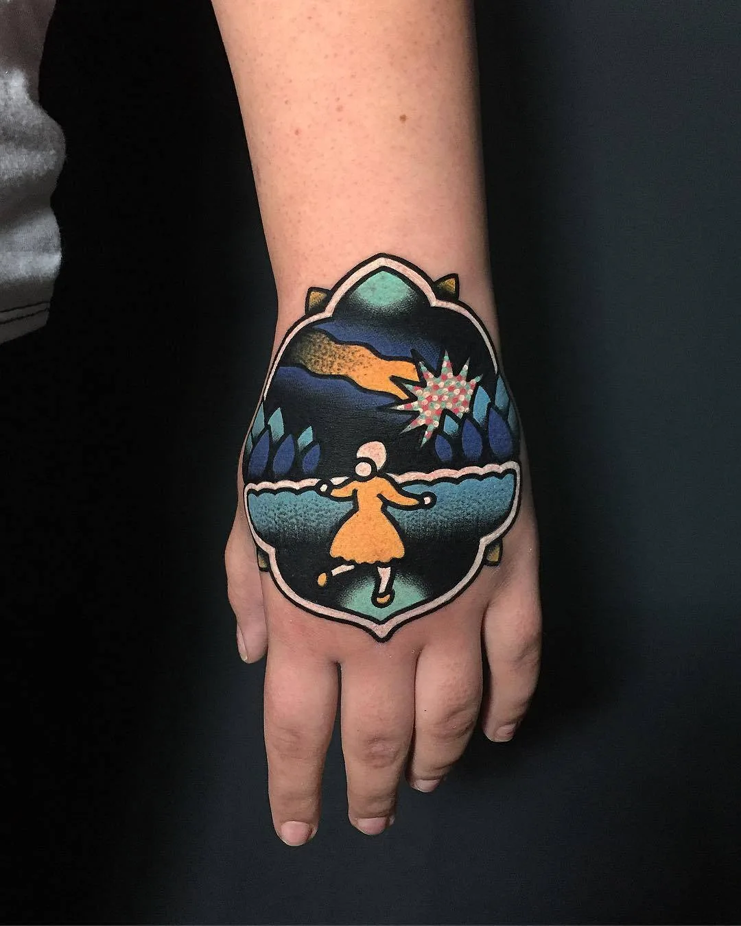Tattoo artist David SZ, color authors style surrealistic tattoo, traditional, psychedelic | Bratislava, Slovakia