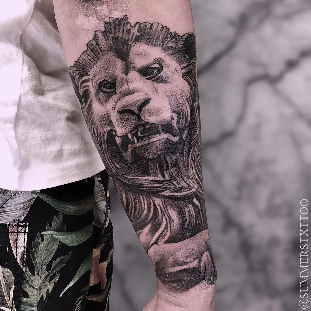 Tatuador Evan Summers, tatuagem realista em ponto preto | Rússia, Indonésia