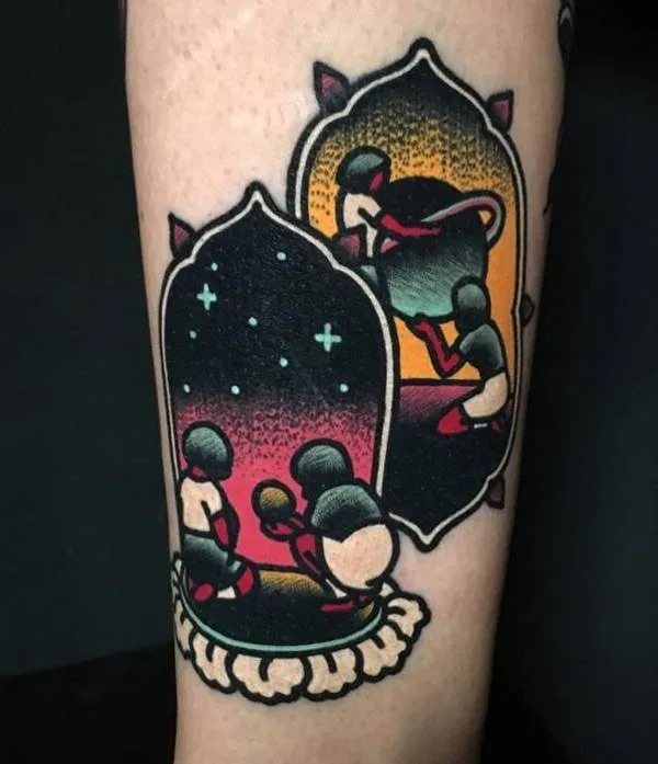 color neo traditional tatouage sur forearm #27287 | Artiste tatoueur David SZ