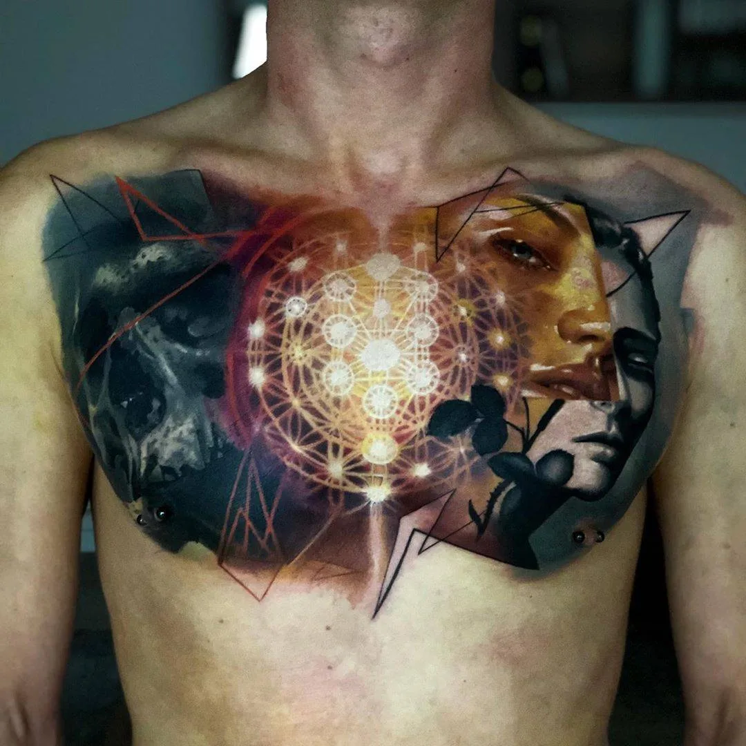 Tattoo artist Walter Montero, color surrealistic tattoo realism | Paderborn, Germany