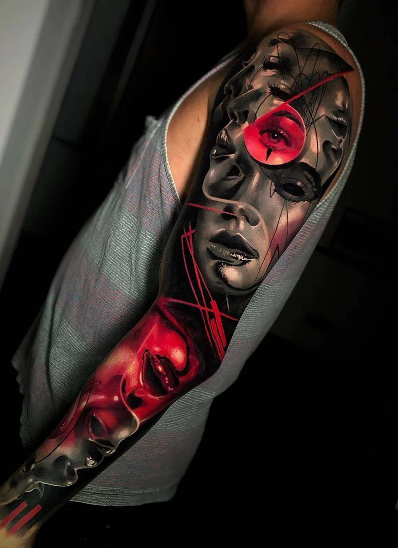 Walter Montero's tattoo surrealism