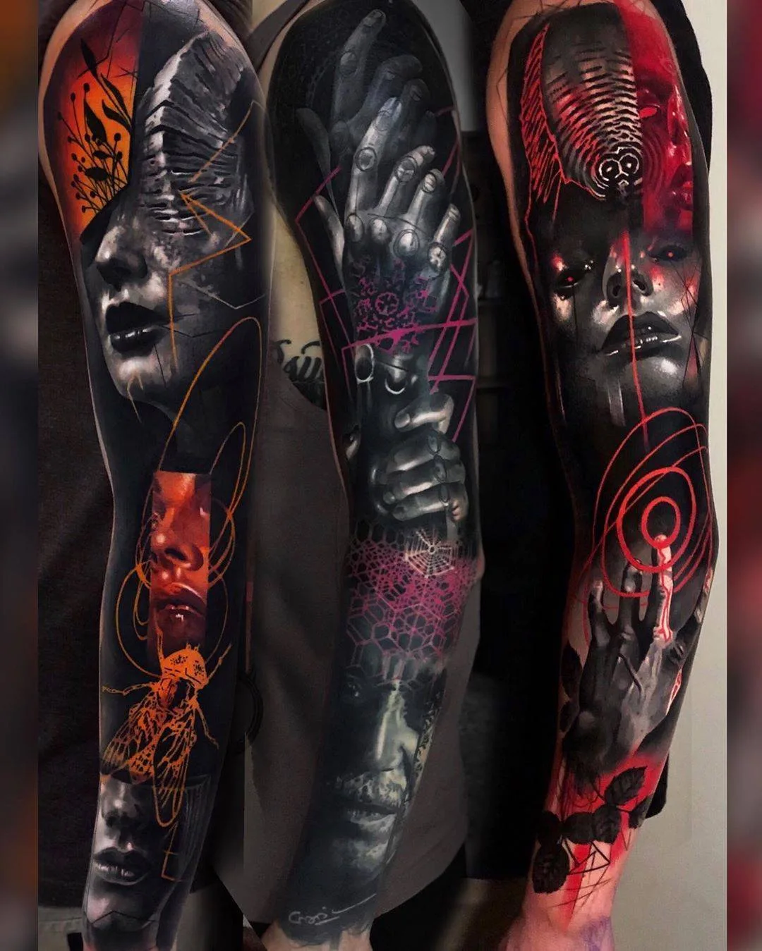Tattoo artist Walter Montero, color surrealistic tattoo realism | Paderborn, Germany