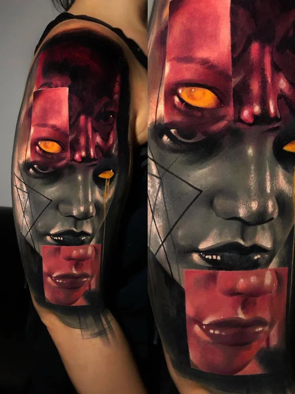color realism 纹身 在 full sleeve #34364 | 纹身师 Waler Montero