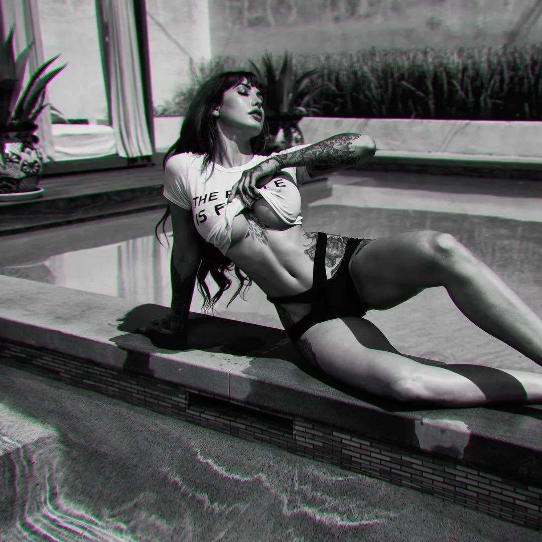Tattooed model Misty, alternative photo model, inked girl | United States