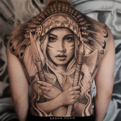Тату эскиз #34501 Тату мастер Sasha hugo