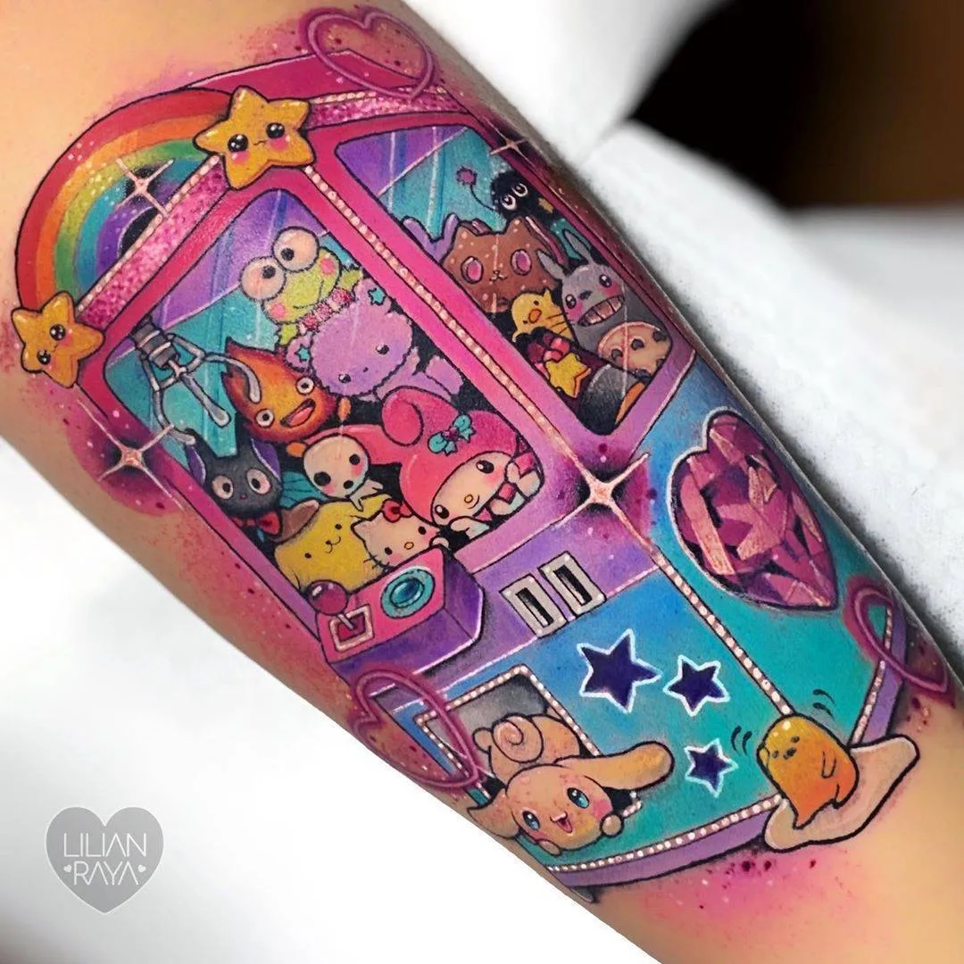Tattoo artist Lilian Raya, bright color neo traditional tattoo | M&eacute;xico, Mexico