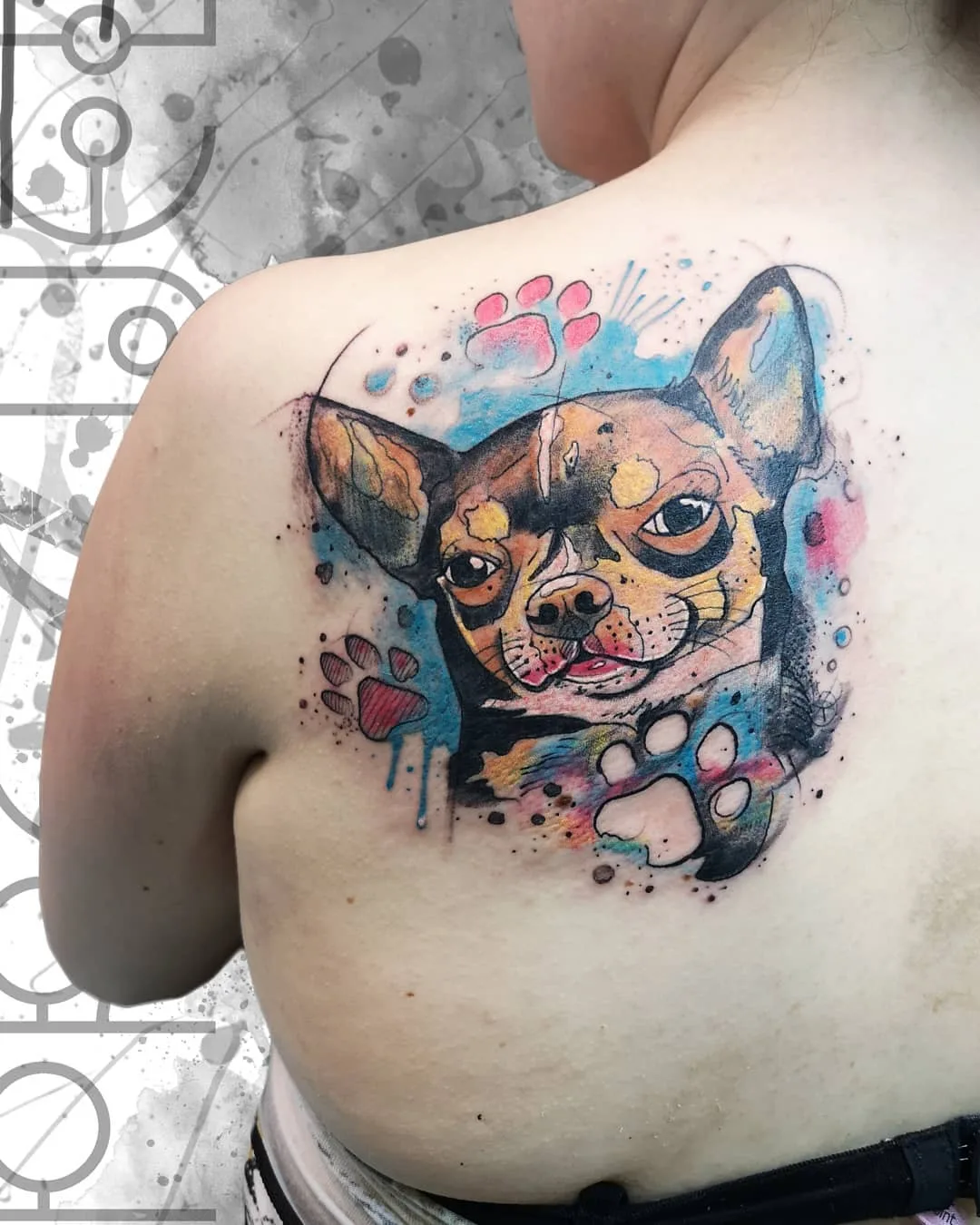 Artista del tatuaggio Alex Prequel, stile autore acquerellato | San Benedetto del Tronto, Italia