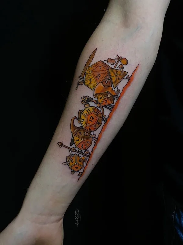 color illustrative Tatuaggio su forearm #38481 | Tatuatore Евгений Сердюк