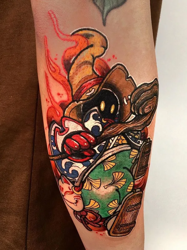 color japanese tatouage sur forearm #46765 | Artiste tatoueur Chen Tattooer