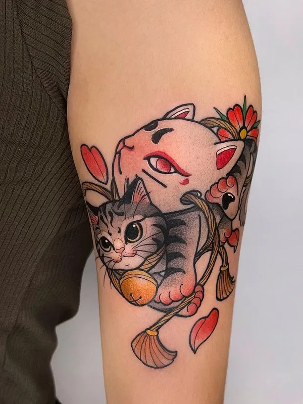 color japanese tatouage sur forearm #46771 | Artiste tatoueur Chen Tattooer