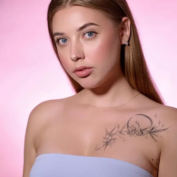 Feminine tattoo by Анастасия Патласова in Moscow