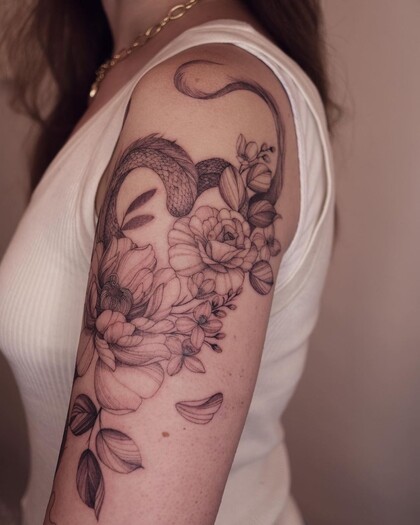 Тату эскиз # Тату мастер Irina Kondrashova