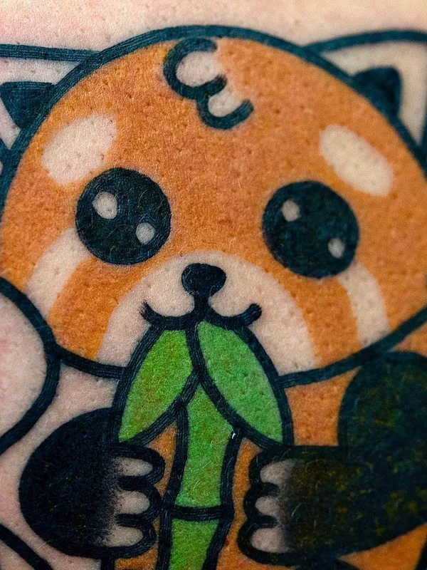 color cartoon tatouage sur shoulder blade #47134 | Artiste tatoueur Huh Loves You