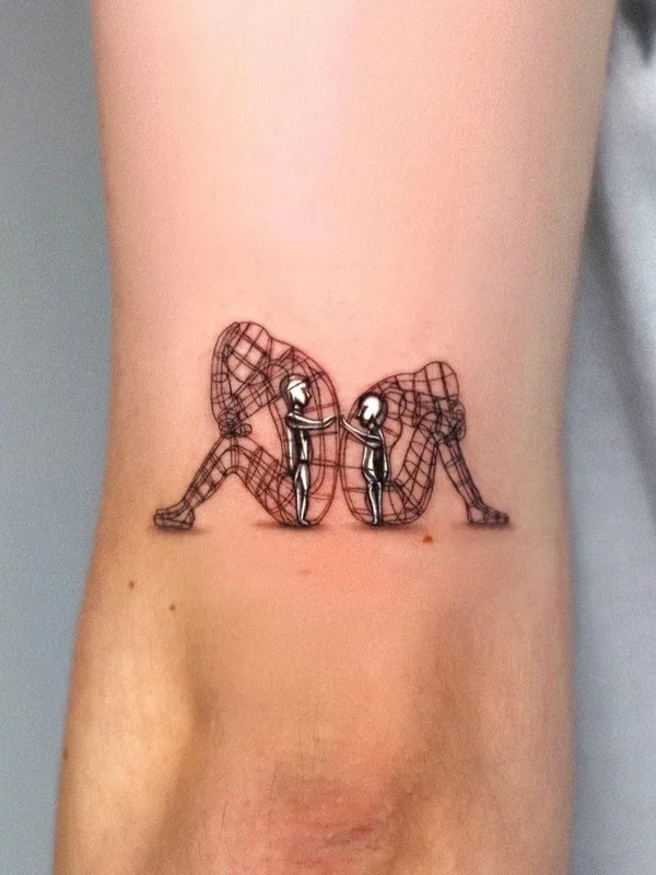black linework татуировка на forearm #47155 | Тату мастер shooin