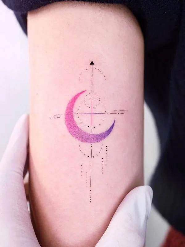 color geometric 타투 부위 forearm #47188 | 타투이스트 oitattoo