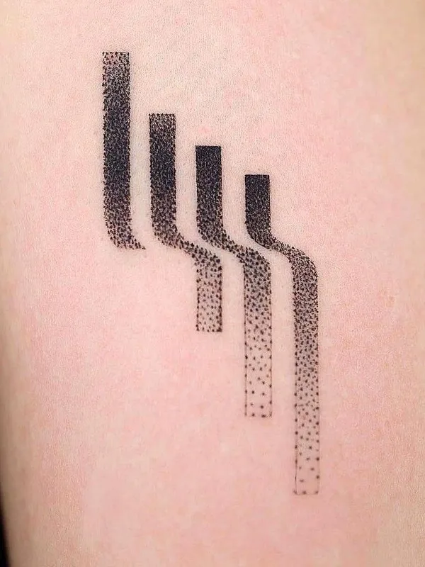black linework 타투 부위 forearm #47186 | 타투이스트 oitattoo