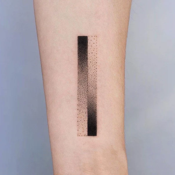 Minimalism Geometric tattoo on Forearm