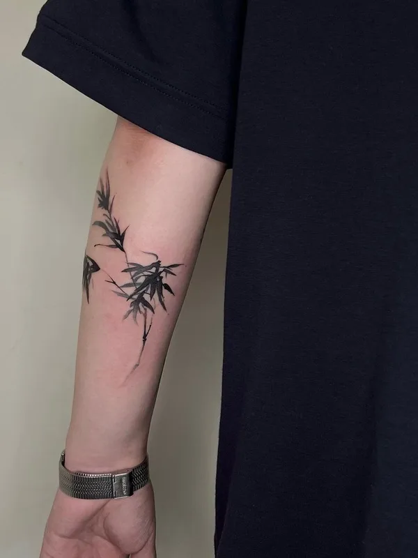 black japanese tatuaje en forearm #47238 | Tatuador Yi Ching