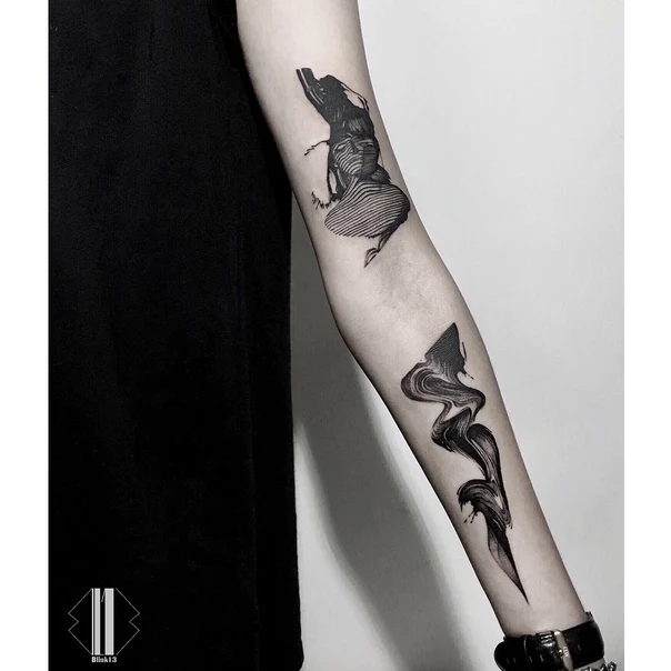Abstract Abstract tattoo on Forearm