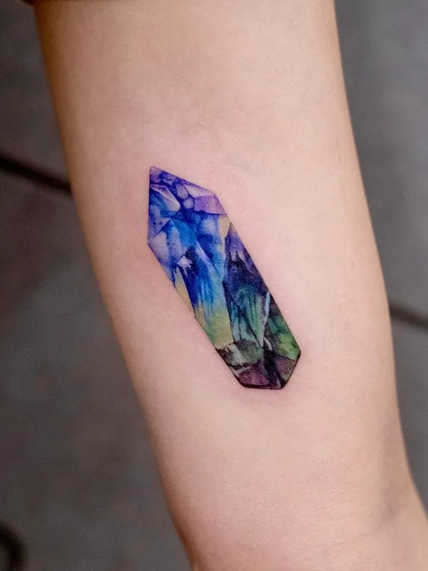color watercolor Tatuaggio su forearm #47340 | Tatuatore DEMI LIU