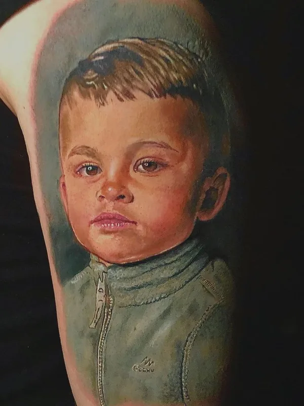 color realism 纹身 在 upper arm #47375 | 纹身师 David Barrera Garcia