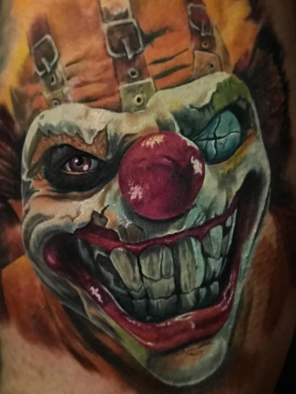 color realism tattoo on thigh #47431 | Tattoo Artist Fernando Guzman