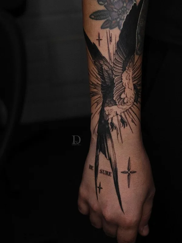 black blackwork tattoo on forearm #47448 | Tattoo Artist Даниэл Авила-Гомес