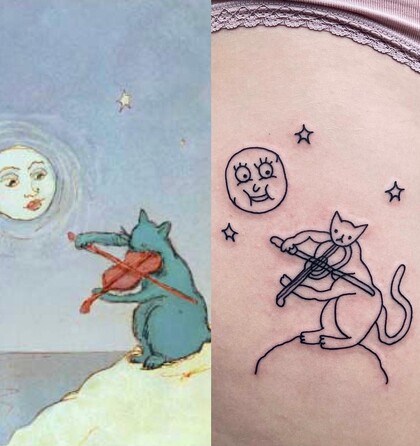 Тату эскиз # Тату мастер FROGMAGIK