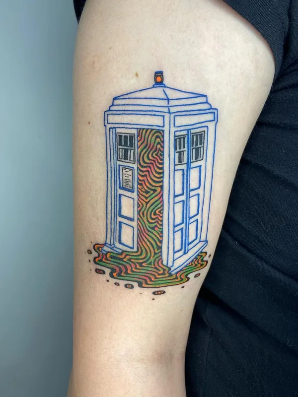 color illustrative татуировка на upper arm #47860 | Тату мастер ZIZA