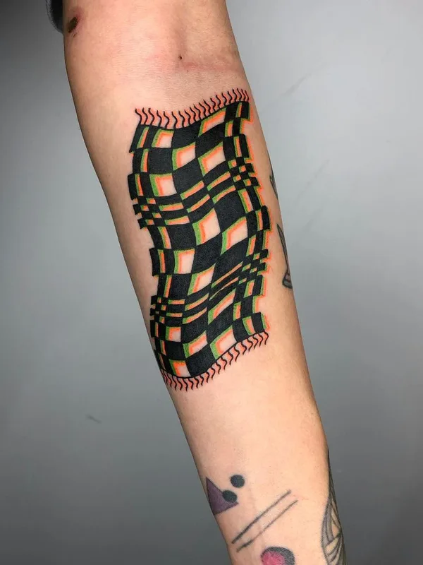 color abstract татуировка на forearm #47857 | Тату мастер ZIZA