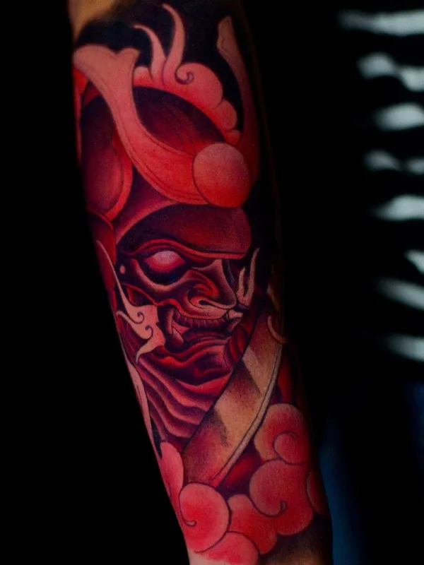 color japanese tattoo auf forearm #48019 | Tätowierer Coy Barrientos