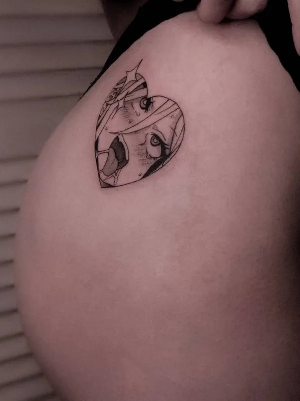 female black anime tattoo on hip #48084 | Tattoo Artist ππππ€π§π’π π‘π