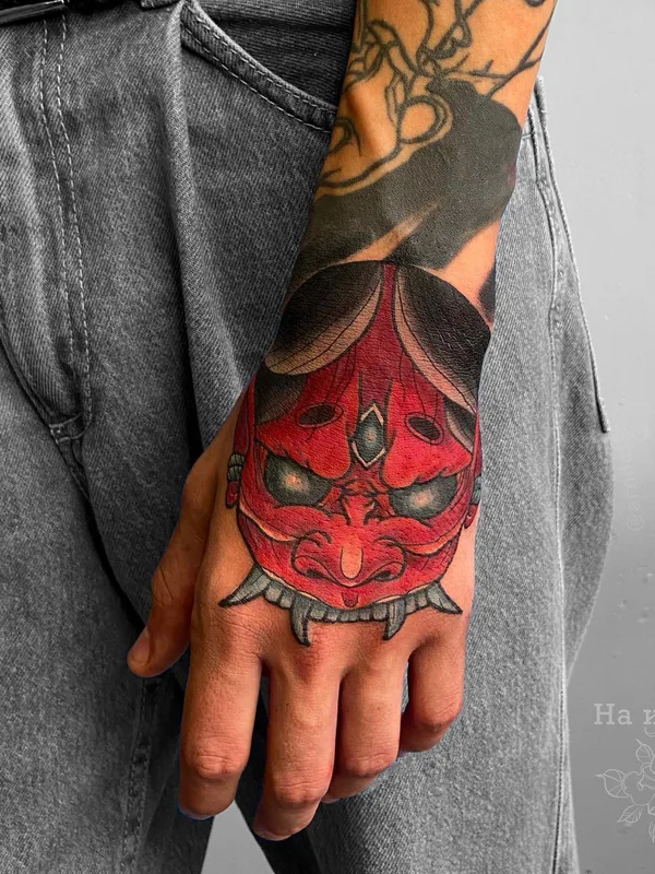 color japanese tatuaje en back of hand #48198 | Tatuador Сергей Erni