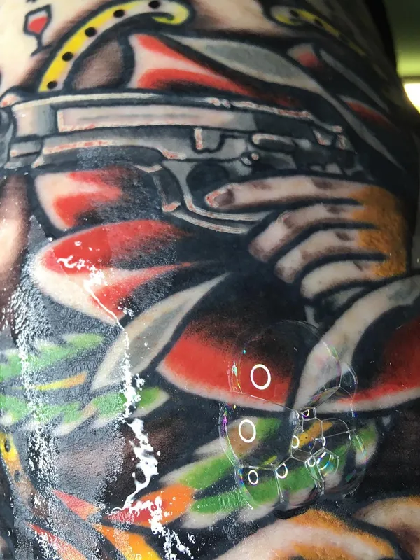 color old school tattoo on bicep #48294 | Tattoo Artist Цуриков Иван