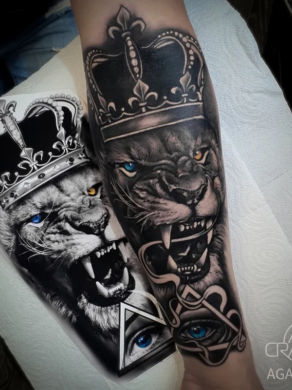 black and grey realism 타투 부위 forearm #48437 | 타투이스트 Анастасия Агапова