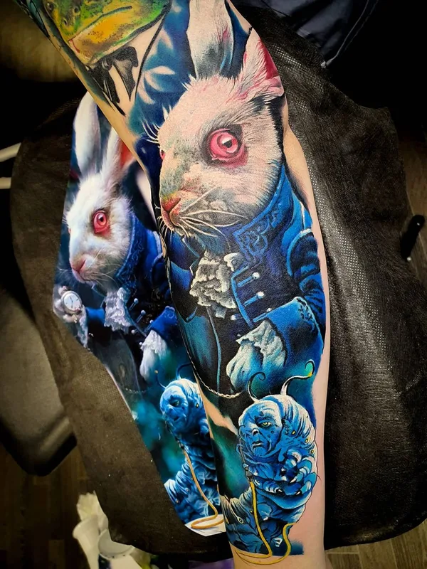 color realism 타투 부위 full sleeve #48434 | 타투이스트 Анастасия Агапова
