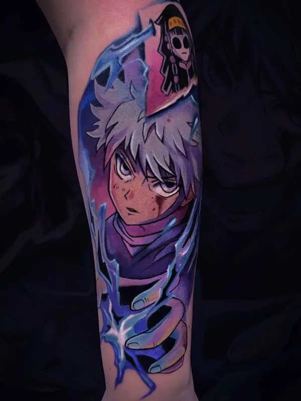 color anime 타투 부위 forearm #48609 | 타투이스트 Оксана Панова