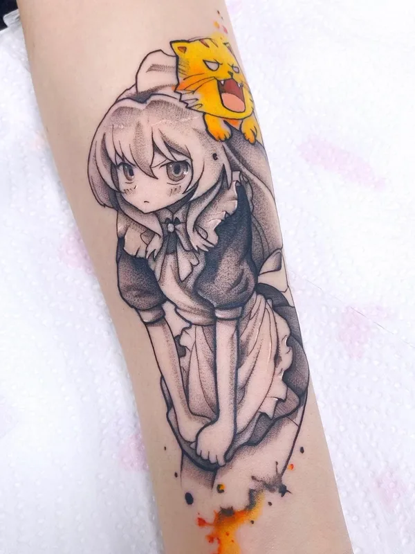 color anime 타투 부위 forearm #48610 | 타투이스트 Оксана Панова