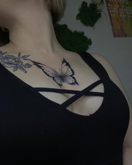 Тату эскиз #48908 Тату мастер Дора Ларина 