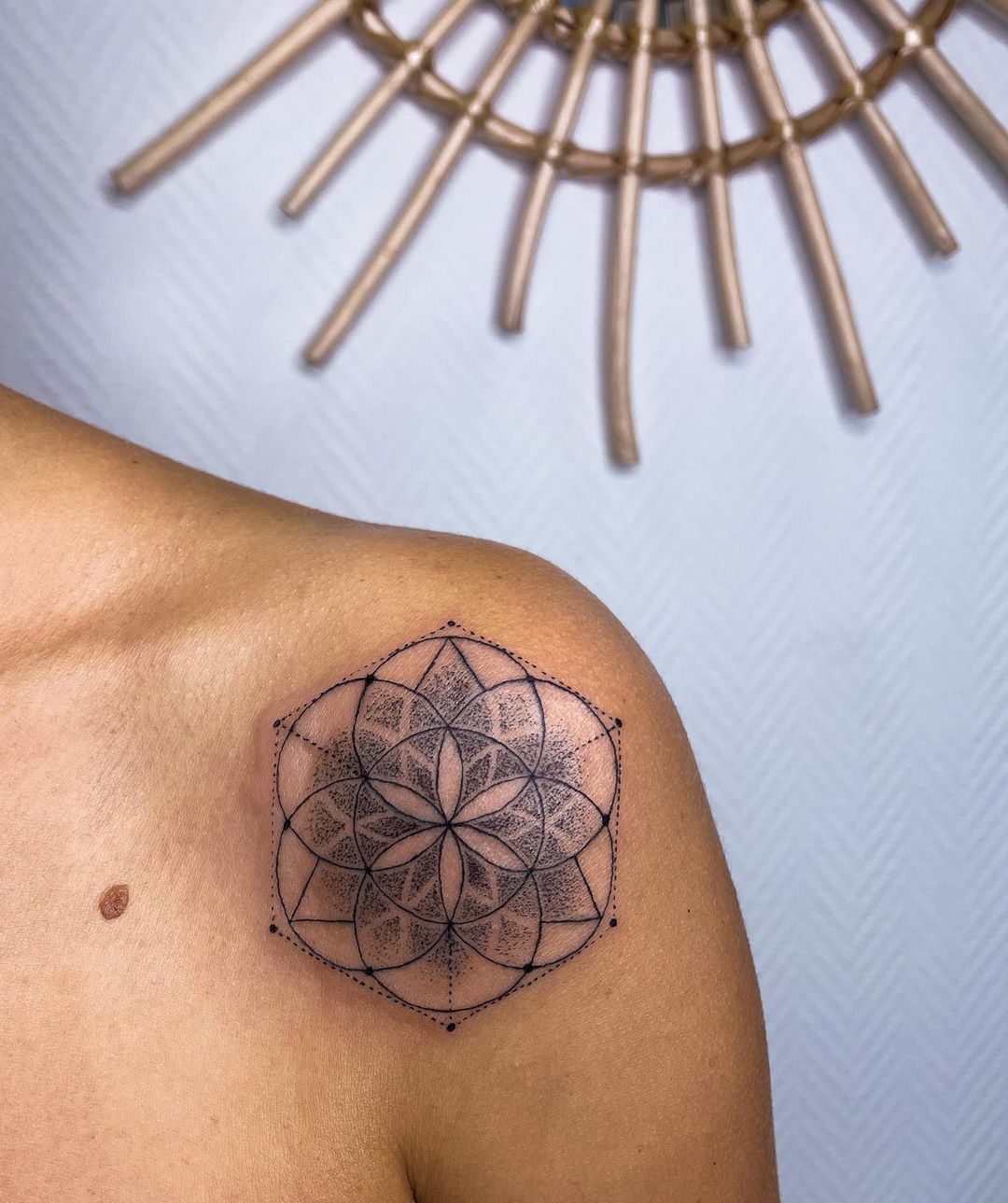 seed of life | Trendy tattoos, Tattoos, Flower tattoos