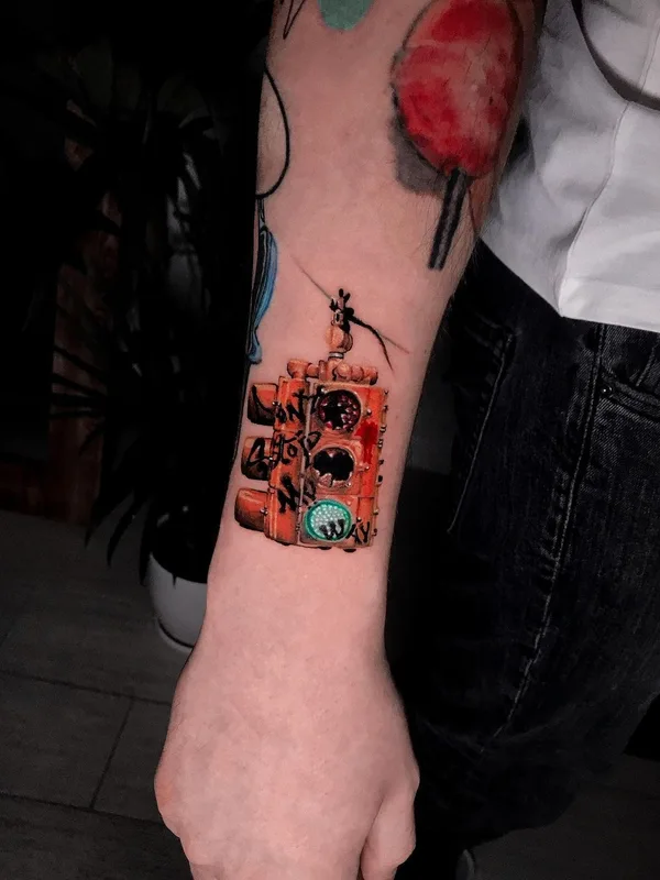 color illustrative Tatuaggio su forearm #49151 | Tatuatore Karen Tsvetnoy