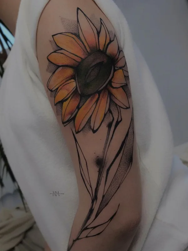 color illustrative татуировка на upper arm #49172 | Тату мастер Art.nema