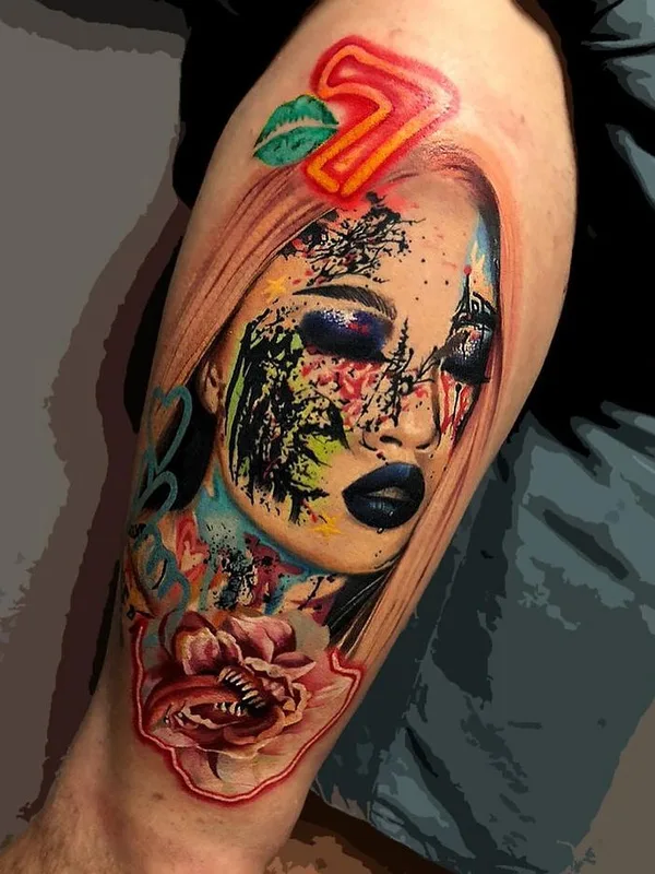 female color realism татуировка на forearm #49261 | Тату мастер Александра