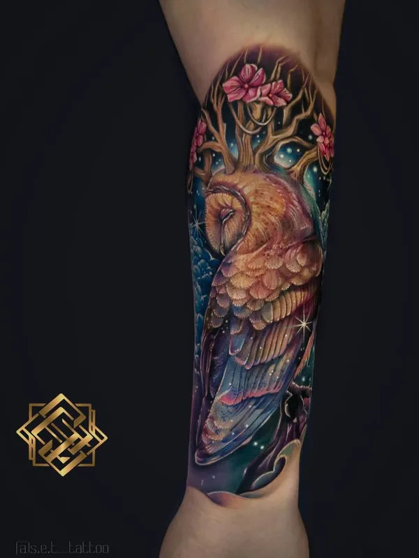 color realism Tatuaggio su forearm #49316 | Tatuatore Вячеслав Елкин