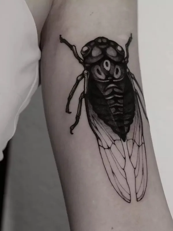 black and grey black and grey Tatuaggio su forearm #49375 | Tatuatore Олег Кустов