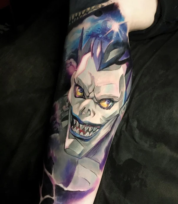 Аниме Character tattoo на Предплечье