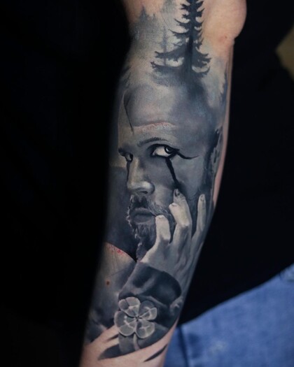 Тату эскиз #49446 Тату мастер Mihail Hvostenko