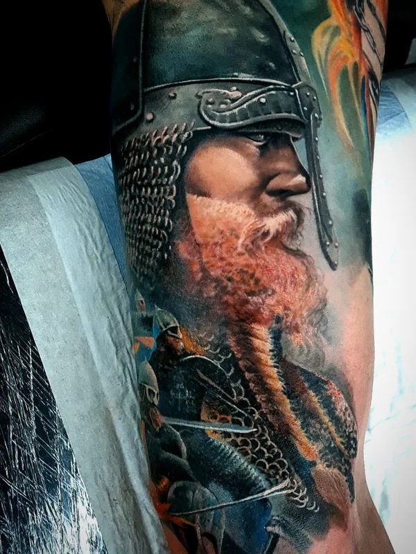 color realism татуировка на full sleeve #49458 | Тату мастер Олег Рублёв